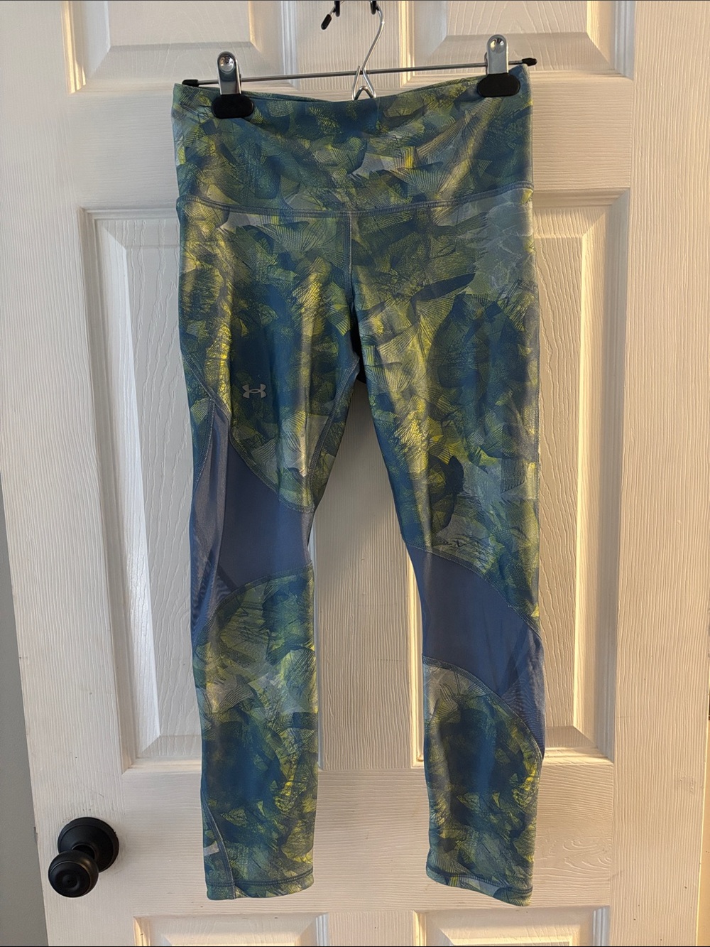 Under Armour Blue and Green Patterned Leggings
